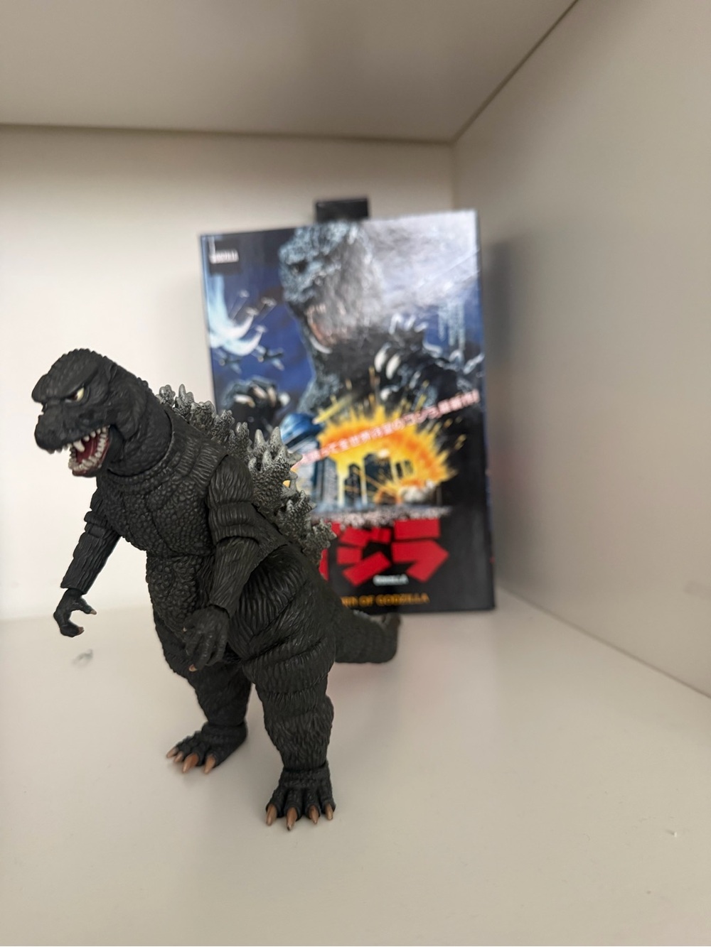 The return of Godzilla neca figure box included